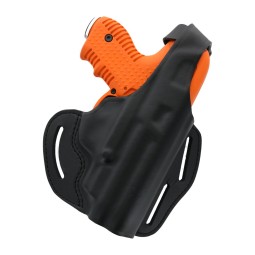 Leather Holster for JPX 6 Jet Protector, Semi-Shoulder Belt - RADAR 1957