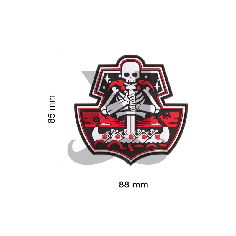 PVC Patch GHOST SHIP - Glow in the Dark - JTG