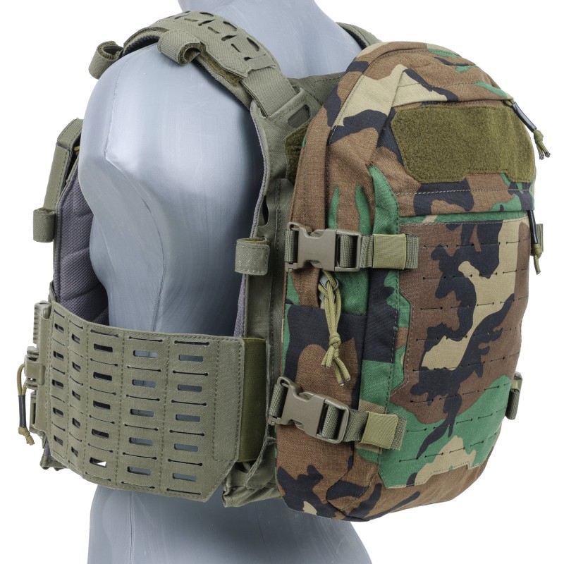Large Rear Backpack FLAT PACK H2 - TEMPLARS GEAR