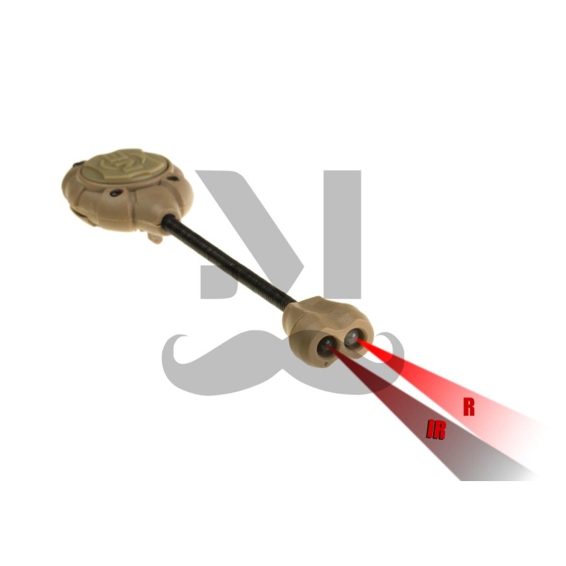 Luce da lettura MPLS 2 - luce rossa e IR - ELEMENT