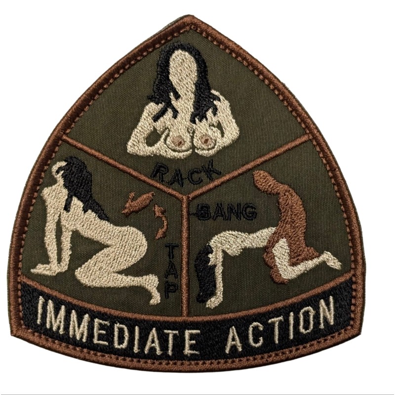 IMMEDIATE ACTION Embroidered Patch