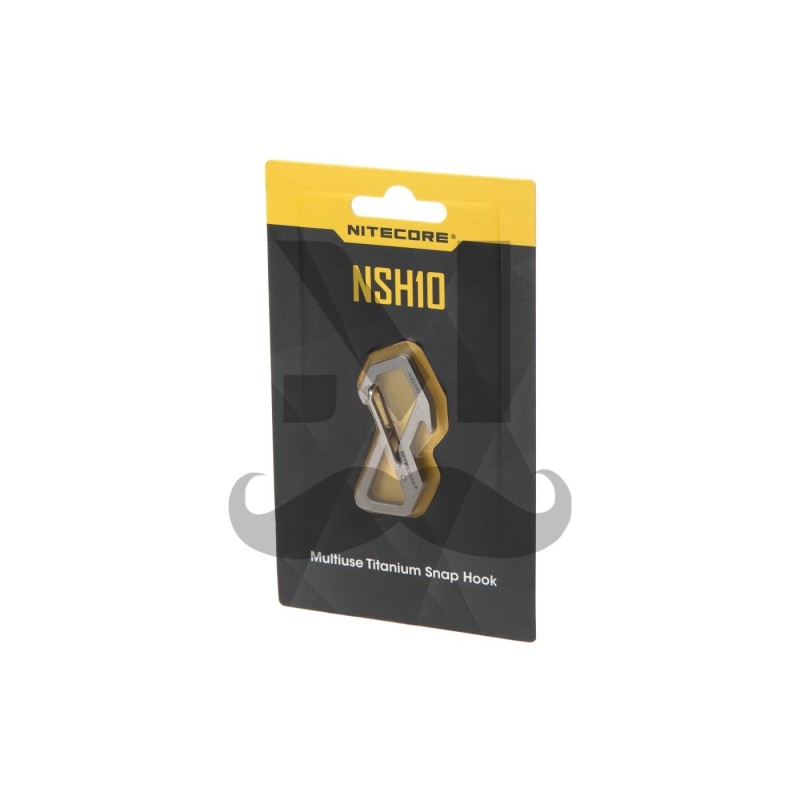 Moschettone multiuso NSH10 in titanio - NITECORE