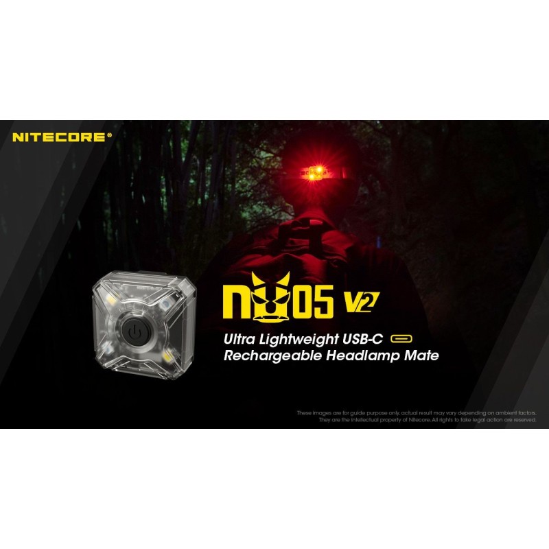 Luce multiruolo NU05 V2 ricaricabile - NITECORE