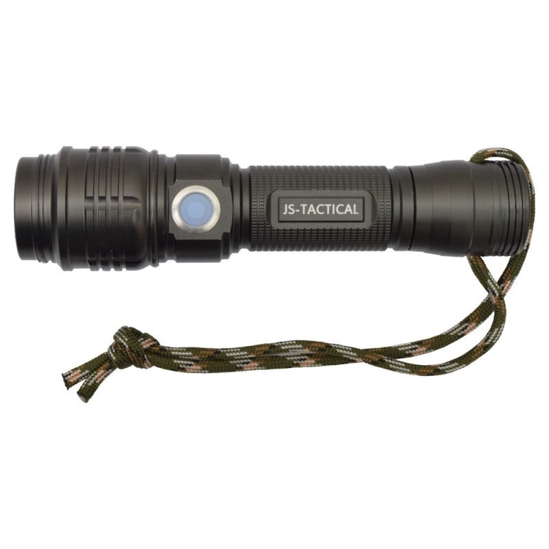 Torcia LED CREE ricaricabile - JS TACTICAL