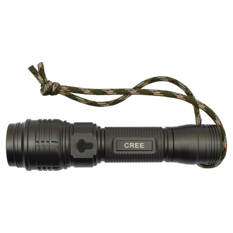 CREE Rechargeable LED Torch - JS TACTICAL