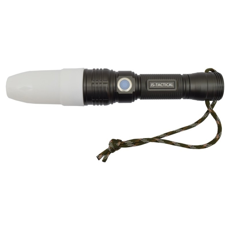 CREE Rechargeable LED Torch - JS TACTICAL