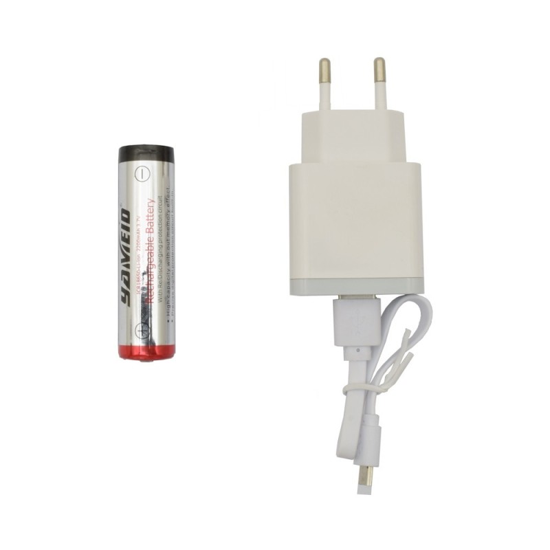 CREE Rechargeable LED Torch - JS TACTICAL