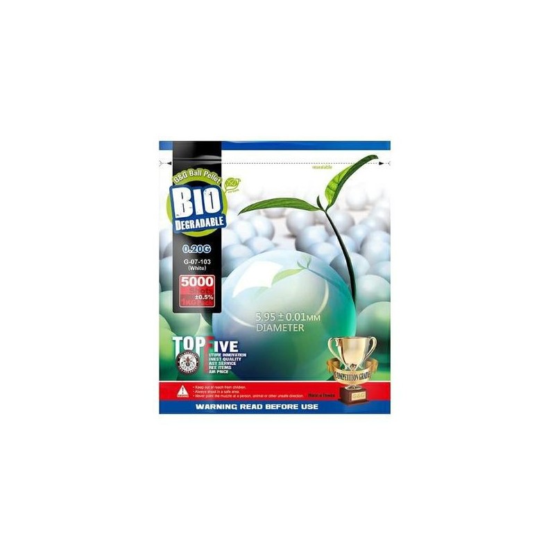 Bio Degradable BBs 0.20g - 1kg - G&G