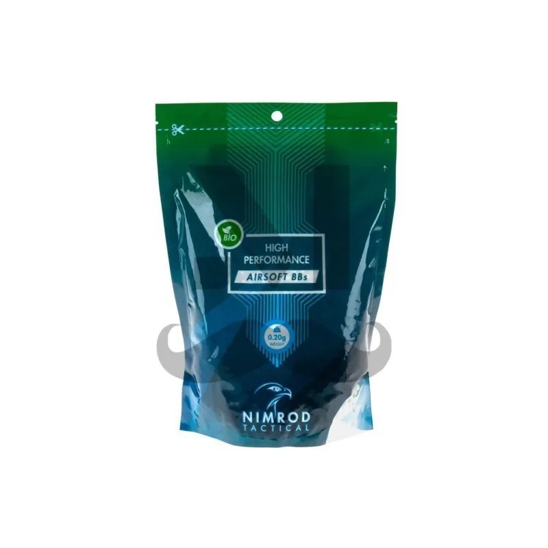 Pallini 0.20g BIOdegradabili  HIGH PERFORMANCE - 1 kg - NIMROD