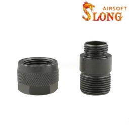 Adattatore silenziatore pistola TYPE B da 11mm a 14mm CCW - SLONG AIRSOFT