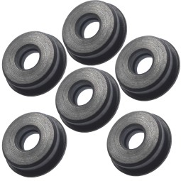 Boccole autolubrificanti PIENE in acciaio da 8 mm - FPS