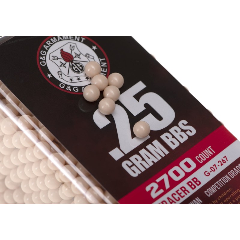 Pallini 0.25g TRACCIANTI - 2700 bb - G&G