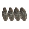 Set 12 gusci ricambio PINEAPPLE granata co2 THUNDER B - Hakkotsu