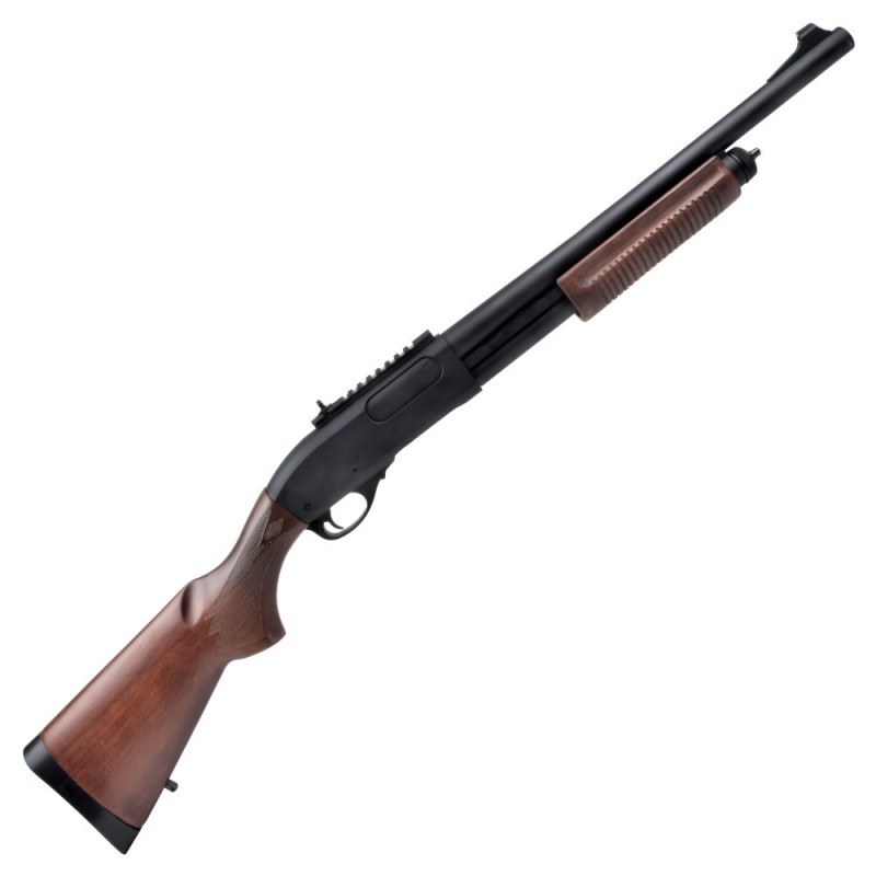 M870M WOOD Gas Pump Action Shotgun - GOLDEN EAGLE