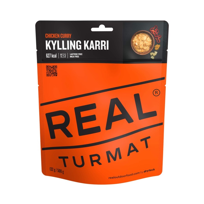 Single MRE - CHICKEN CURRY - REAL TURMAT - drytec