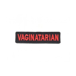 Embroidered Patch VAGITARIAN - La Patcheria