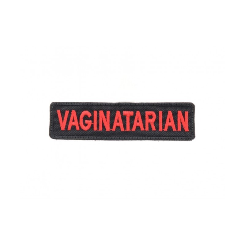 Embroidered Patch VAGITARIAN - La Patcheria