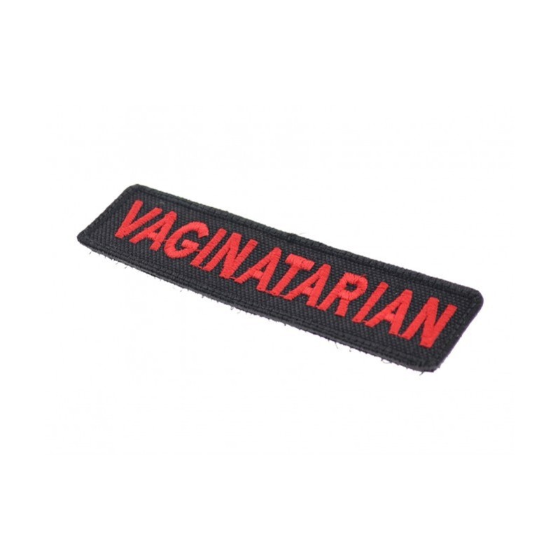 Embroidered Patch VAGITARIAN - La Patcheria