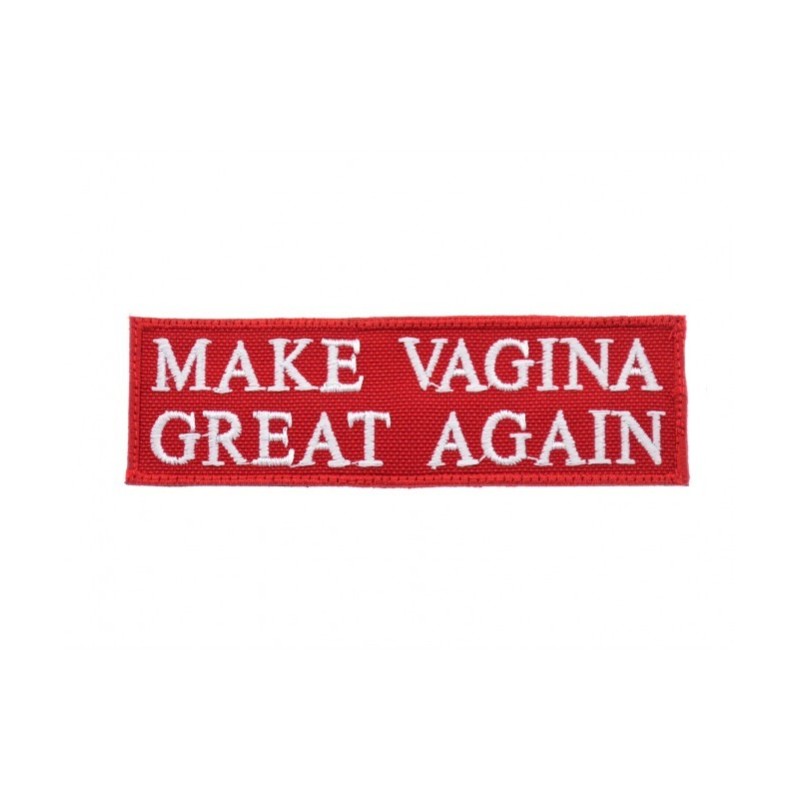 Patch ricamata MAKE VAGINA GREAT AGAIN - La Patcheria