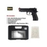Pistola a gas scarellante M9 HALF METAL - HFC