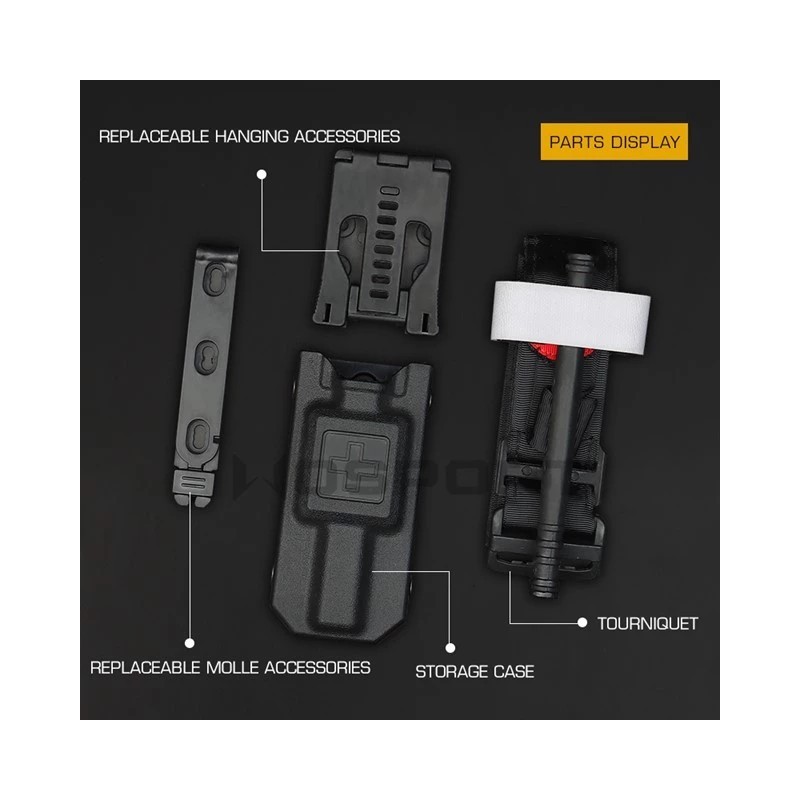 Set Tasca RIGIDA e finto TOURNIQUET - Wosport