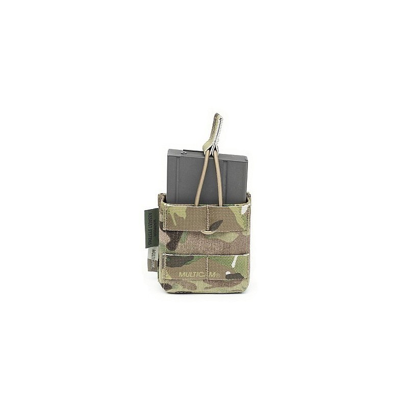 Warrior Single 7.62 x 51mm Open Short Mag Pouch MultiCam