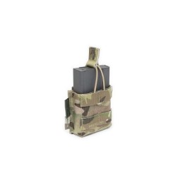 Warrior Single 7.62 x 51mm Open Short Mag Pouch MultiCam