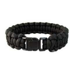 Survival bracelet 15mm BLACK