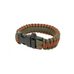 Survival bracelet Brown/Foliage