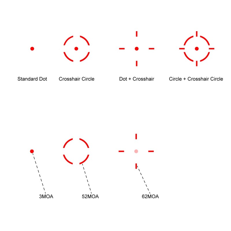 Red Dot multi reticolo FRENZY PLUS 1X31X26 - Vector Optics