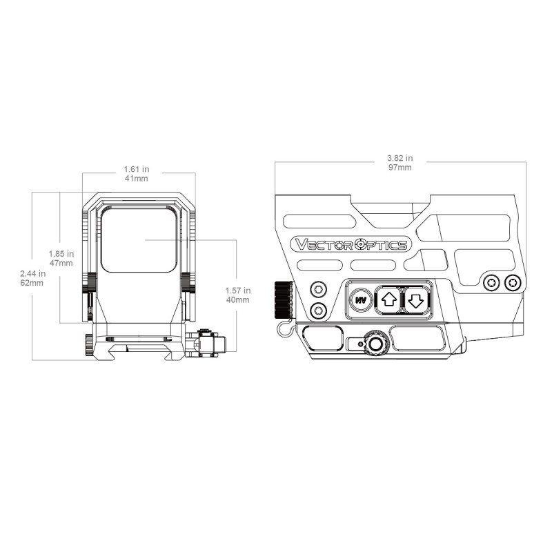 Red Dot multi reticolo FRENZY PLUS 1X31X26 - Vector Optics