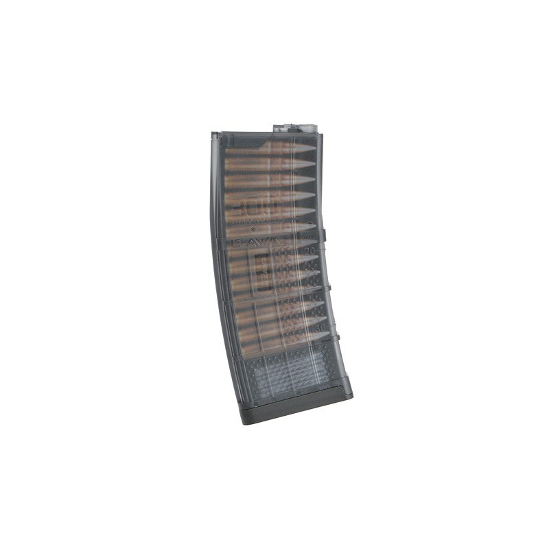 LANCER L5AWM®300 BLK aeg 190bb Mid-Cap Magazine - EMG