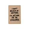 HERE FOR THE VIOLENCE Woven Patch - WAVECOMBAT