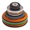 Testa pistone in ERGAL con X-RING - FPS