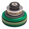 ERGAL Piston Head with PRESSURE DEVIATION and X-RING - FPS