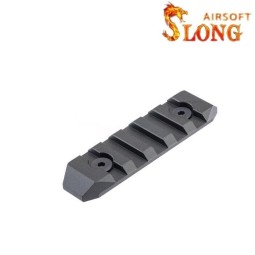 Slitta PICATINNY 5 SLOT attacco M-LOK - SLONG AIRSOFT