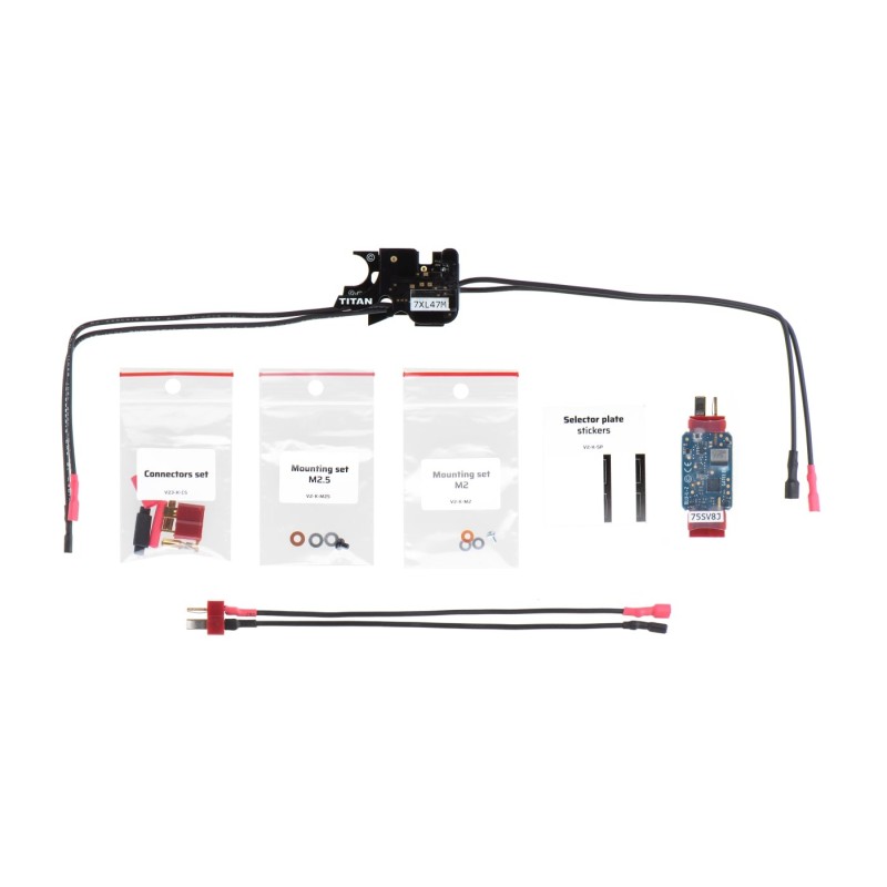 TITAN V2 Control Unit - EXPERT BLU SET - Front Wires - GATE