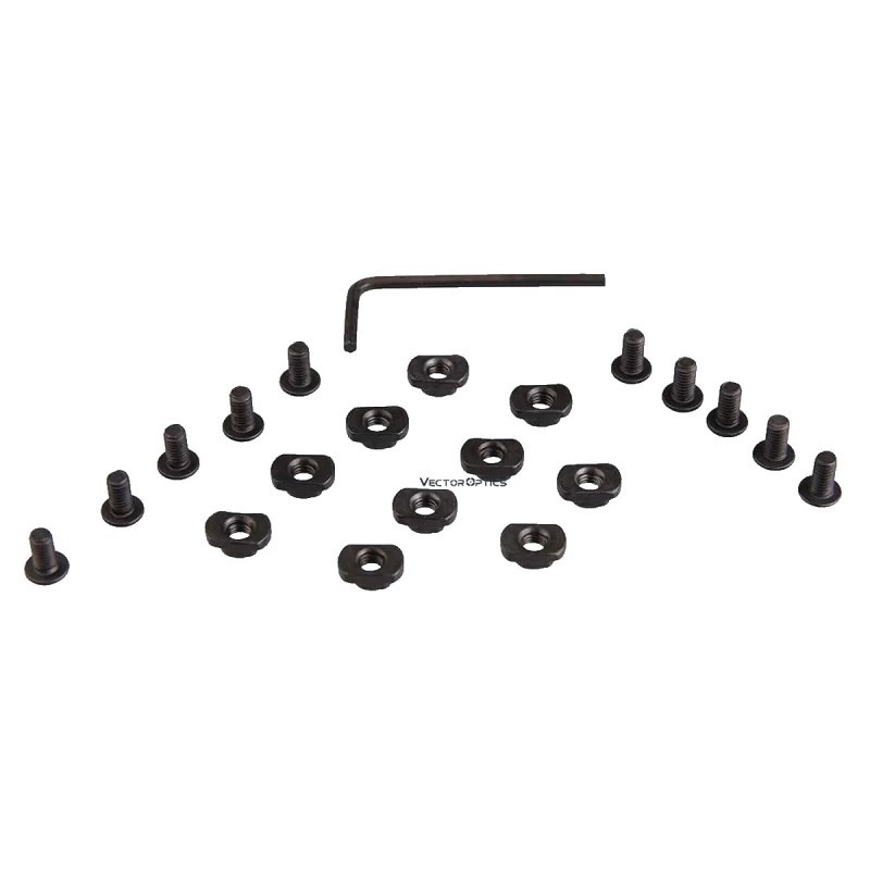 Set of 10 Steel Screws and Nuts for M-LOK - VECTOR OPTICS