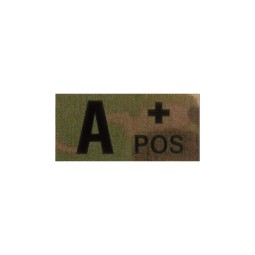 Patch GRUPPO SANGUIGNO IR 25x53mm - CLAWGEAR