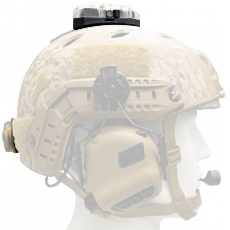 Beacon di identificazione F101 STEALTH IPX8 Verde-bianco-IR - EARMOR