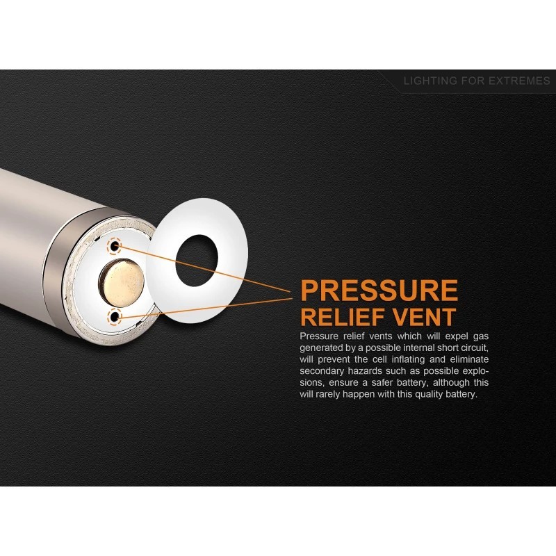 Fenix USB Rechargeable Battery RCR123 - 700 mAh