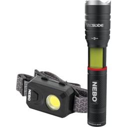 KIT Torcia COMBO TAC SLYDE 300 + HEADLAMP 150 - NEBO