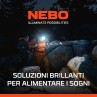 KIT Torcia COMBO TAC SLYDE 300 + HEADLAMP 150 - NEBO