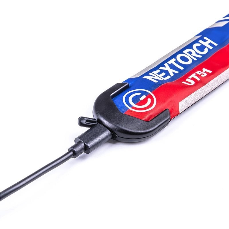 Braccialetto SLAP led ROSSO E BLU UT51 ricaricabile - NEXTORCH