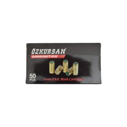 BLANK Cartridges 9mm 50 rounds - OZKURSAN