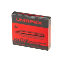 Set of 5x 12g LUBRICANT CO2 Cartridges for Maintenance - UMAREX