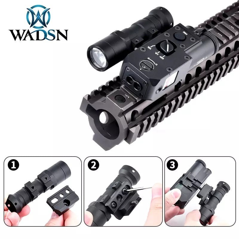 WADSN CQBL-1 Laser Pointer Module with Torch Mount