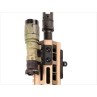 Slitta RIS INCLINATA 45 gradi con innesto torcia attacco M-LOK® alluminio - MAGPUL®