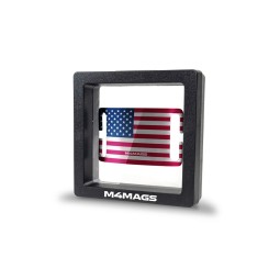 Placca ACCIAIO con BANDIERA USA per passante MOLLE- M4MAGS