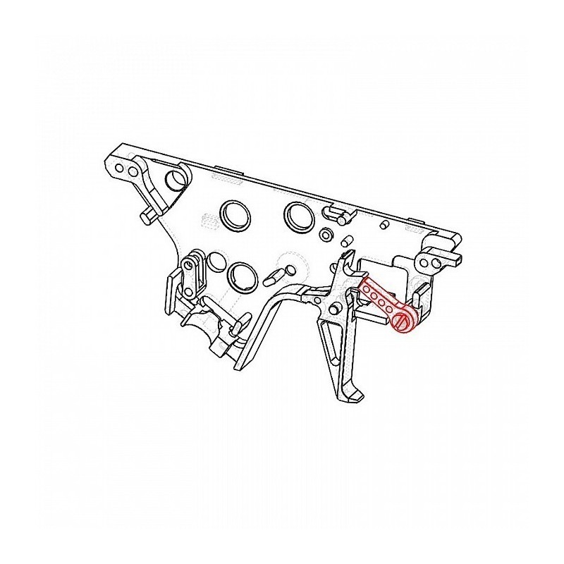 Aluminum Mechanical Safety Lock Lever for V2 Gearbox - Retro Arms
